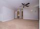 Large bonus room with ceiling fan, carpet, and recessed lighting at 7037 Tara Dr, Villa Rica, GA 30180