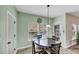 Breakfast nook with natural light and views at 226 Creek View Ln, Acworth, GA 30102