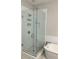 Modern bathroom features a glass shower, soaking tub, and stylish tile work at 2734 Bell Se Dr, Smyrna, GA 30080