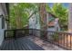 Large wooden deck overlooks lush backyard, perfect for outdoor entertaining at 4922 Glenside Ct, Stone Mountain, GA 30088