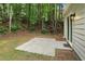 Backyard featuring a concrete patio perfect for outdoor activities at 506 Bluff Ct, Woodstock, GA 30188