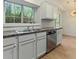 Kitchen sink with a stainless steel dishwasher at 506 Bluff Ct, Woodstock, GA 30188