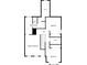 Second-floor floor plan showcasing the layout of the rooms at 1001 Dunning Se St, Atlanta, GA 30315