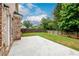 A concrete patio for relaxing outdoors at 1076 Scenic Park Trl, Lawrenceville, GA 30046