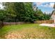 Large backyard with privacy fence at 1076 Scenic Park Trl, Lawrenceville, GA 30046