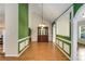 Elegant dining room with decorative molding and hardwood floors at 115 Pinnacle Ln, Mcdonough, GA 30253