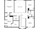 Detailed floor plan showcasing the layout of the home's second story at 224 Farm Manor Ct, Lawrenceville, GA 30045