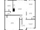 Detailed floor plan showcasing the layout of the home's first story at 224 Farm Manor Ct, Lawrenceville, GA 30045
