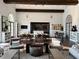 Open-concept clubhouse featuring modern decor and various seating options at 20056 Windalier Way, Roswell, GA 30076