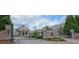 Gated community entrance providing security and exclusivity at 20056 Windalier Way, Roswell, GA 30076