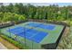Well-maintained community tennis courts surrounded by lush greenery, great for recreation and fitness at 20056 Windalier Way, Roswell, GA 30076