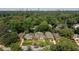 An aerial view of a beautiful, tree-filled neighborhood with downtown skyline in the distance at 608 Hardendorf Ne Ave, Atlanta, GA 30307