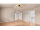 Vaulted main bedroom provides bright, natural light with an ensuite bath at 2030 Brook Meadow Dr, Alpharetta, GA 30005