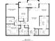 Detailed floor plan highlighting the layout of the home, including bedrooms, living areas, and balcony at 211 Colonial Homes Nw Dr # 2304, Atlanta, GA 30309