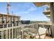 Relax on this balcony with seating and city views, perfect for enjoying the outdoors at 855 Peachtree Ne St # 2309, Atlanta, GA 30308