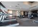 A fitness center showcasing treadmills and elliptical machines, complemented by modern amenities for a complete workout experience at 855 Peachtree Ne St # 2309, Atlanta, GA 30308