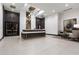 The open lobby has tile flooring and seating areas to enjoy in a modern setting at 855 Peachtree Ne St # 2309, Atlanta, GA 30308