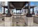 Outdoor grill and cooking area under a pergola, perfect for entertaining with views of the city skyline at 855 Peachtree Ne St # 2309, Atlanta, GA 30308