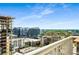 Breathtaking city views from this high-rise balcony, offering a serene escape at 855 Peachtree Ne St # 2309, Atlanta, GA 30308