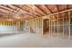 Unfinished basement shows the potential for a large living space at 96 Quail Bend Way, Dallas, GA 30157