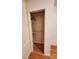 Walk-in closet with shelving at 542 Banks E Rd, Fayetteville, GA 30214