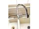 Close-up of kitchen sink with stainless steel faucet at 542 Banks E Rd, Fayetteville, GA 30214