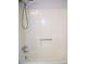 A bathtub with wall mount shower and grab bar at 219 Park Avenue, Woodstock, GA 30188