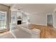 A bright living room with hardwood floors, fireplace and vaulted ceilings at 148 Crystal Downs Way, Suwanee, GA 30024