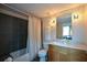 Bathroom with shower and a light wood vanity at 850 Ralph Mcgill Ne Blvd # 6, Atlanta, GA 30306