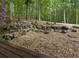 Scenic backyard pond with a waterfall, rock features, and landscaping at 291 Miquel Jorge Ln, Canton, GA 30115
