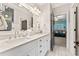 This bathroom has double sinks and plenty of counter space at 3750 Maryhill Nw Ln, Kennesaw, GA 30152