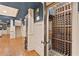 Spacious basement area leads to a wine cellar, with ample storage, and stylish finishes at 3750 Maryhill Nw Ln, Kennesaw, GA 30152