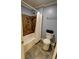 Updated bathroom showcases a tub-shower combo and tile flooring at 36 Saint Claire Ne Ln, Atlanta, GA 30324