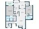 Detailed floor plan showcasing the layout of the home, including the living room, bedrooms, kitchen, and balcony at 36 Saint Claire Ne Ln, Atlanta, GA 30324