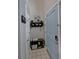 Foyer with neutral walls, tiled floor, shoe rack and decorations at 36 Saint Claire Ne Ln, Atlanta, GA 30324