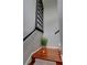 Interior stairwell with dark wood floors and decorative window at 36 Saint Claire Ne Ln, Atlanta, GA 30324