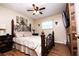 Comfortable main bedroom with wood-look flooring and rustic decor at 3829 Bright Star Road Rd, Douglasville, GA 30135