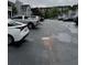 A well-maintained parking lot offers ample space for residents' vehicles and guest parking in the community at 704 Olde Mill Ln, Norcross, GA 30093