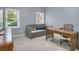 Bedroom with carpet, desk, sofa and natural light at 718 First Cotton Dr, Powder Springs, GA 30127
