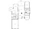 First floor plan featuring a kitchen, Gathering room, office, garage, and dining room at 9745 Autry Falls Dr, Alpharetta, GA 30022