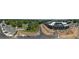 Panoramic aerial view of townhomes and a modern apartment complex at 1956 Deco Dr, Kennesaw, GA 30144