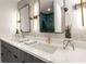 Contemporary bathroom with dual sinks, modern fixtures, and stylish tile work at 126 Marona Ne St, Atlanta, GA 30307