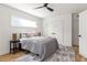 Comfortable bedroom with a soft grey rug and a view of the exterior at 126 Marona Ne St, Atlanta, GA 30307