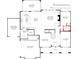 Detailed floor plan showcasing the layout of the home including the kitchen, living areas, and bedrooms at 2480 Bleckley Pl, Cumming, GA 30041