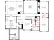 Upstairs floor plan with primary retreat, bedrooms and baths, laundry and walk-in closets at 2480 Bleckley Pl, Cumming, GA 30041