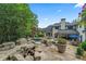 This backyard is perfect for entertaining, with a pool, spa, gazebo, fire pit, and patio area at 4030 River Ridge Se, Marietta, GA 30067
