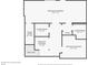 Basement floor plan featuring finished basement, laundry room, and closets at 130 Timber Oak Cv, Lawrenceville, GA 30043