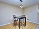 Dining area featuring modern pendant lighting and space for a table with seating at 2066 Tidwell Trl, Stone Mountain, GA 30088