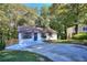 Charming single-story home boasts a fresh white exterior, complementing the verdant surroundings at 2066 Tidwell Trl, Stone Mountain, GA 30088