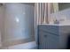 Bathroom featuring a shower and bathtub, along with a single sink vanity and toilet at 215 Piedmont Ne Ave # 804, Atlanta, GA 30308